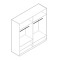 Kleiderschrank Jacobina (220cm)