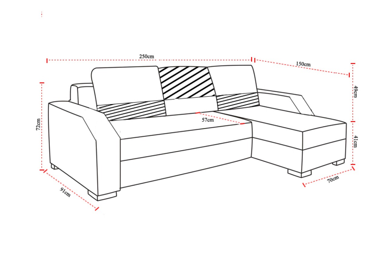 Ecksofa Tarrone R