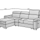 Ecksofa Vittorio R