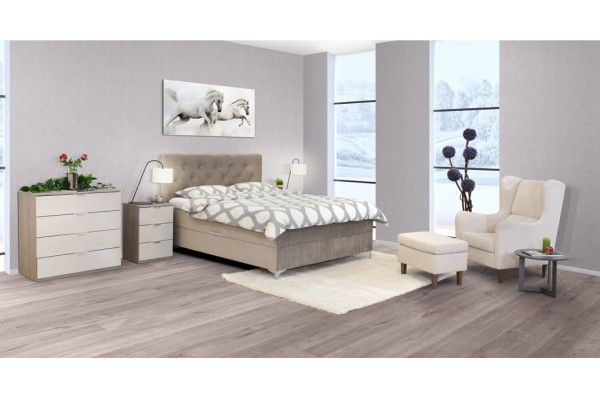 Boxspringbett  Chester M (160x200)