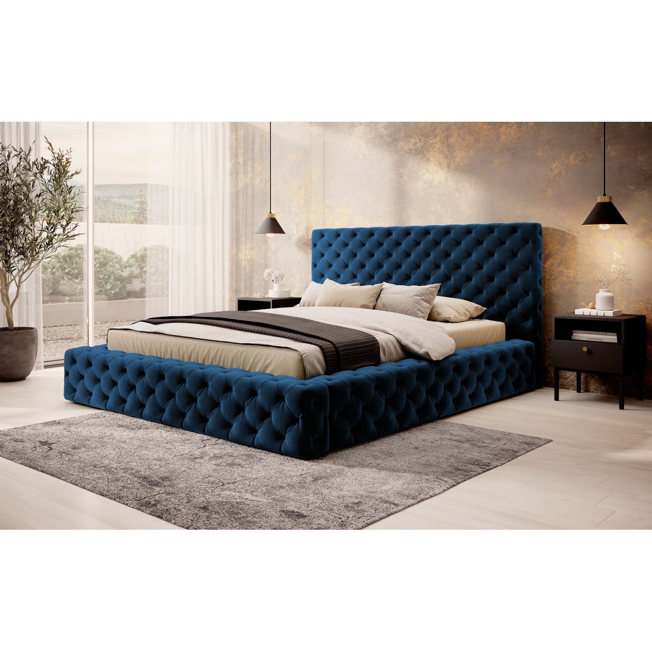 Bett King L (180x200)/An Lager