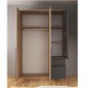 Kleiderschrank Caliopa M (147cm)