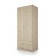 Kleiderschrank Duo Plus (80cm)