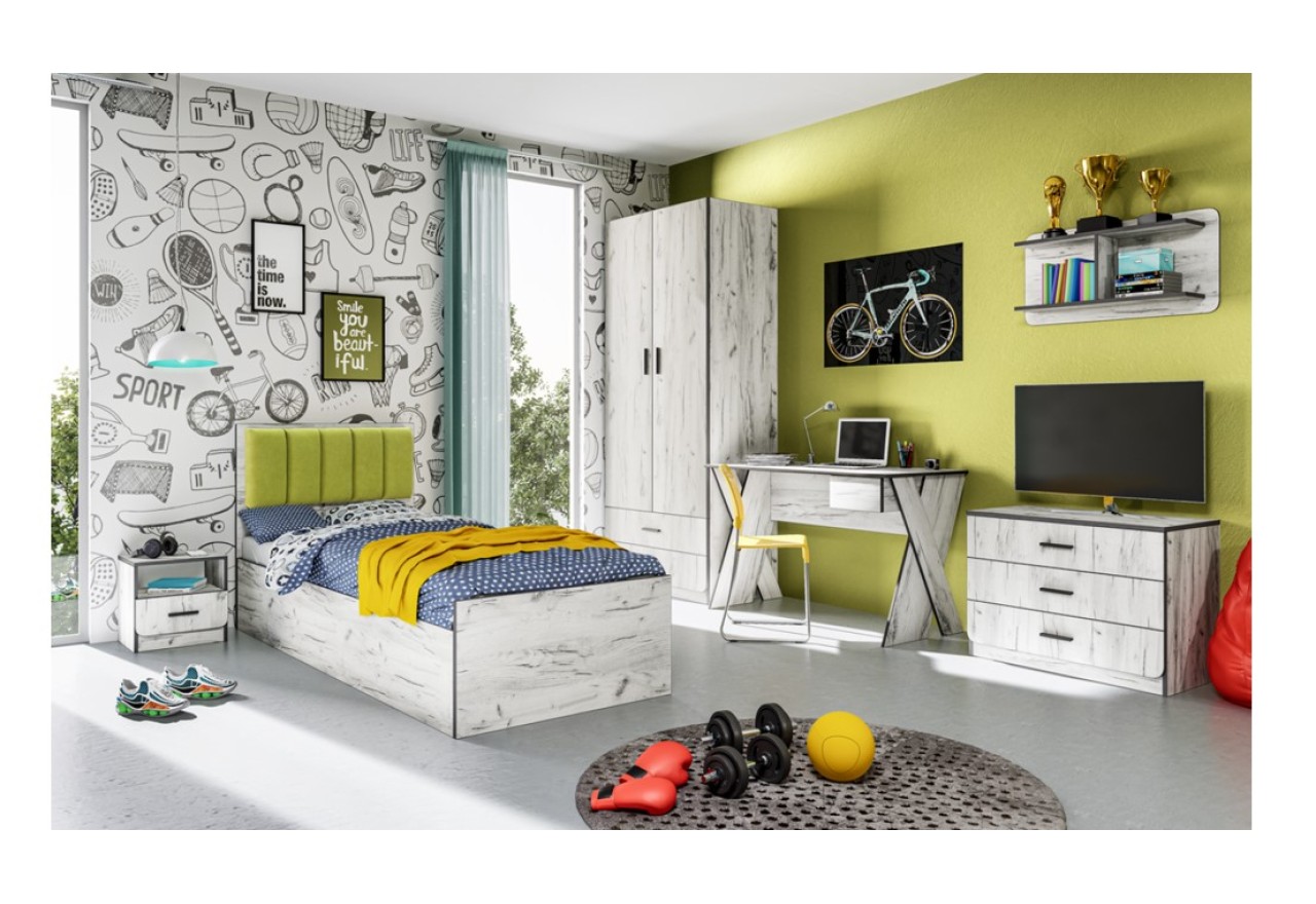 Bett Set Tommi  Green Eddition (90x200)