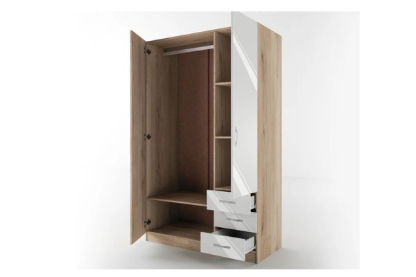 Kleiderschrank TrioPlus Premium (120cm)