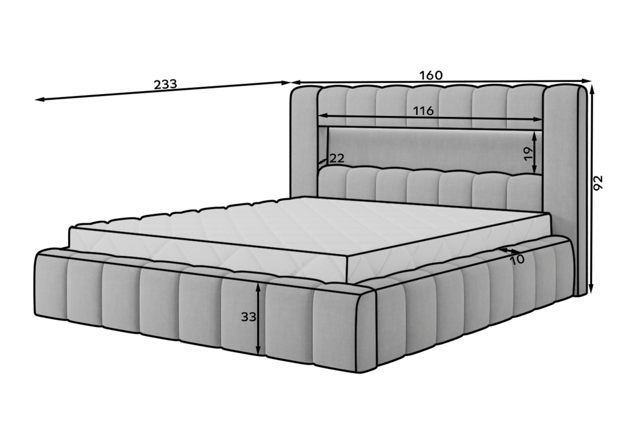 Bett Hero S (140x200)