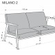 2 Pers. Couch Millan