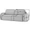 3 Pers. Couch Opal