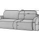 3 Pers. Couch Opal