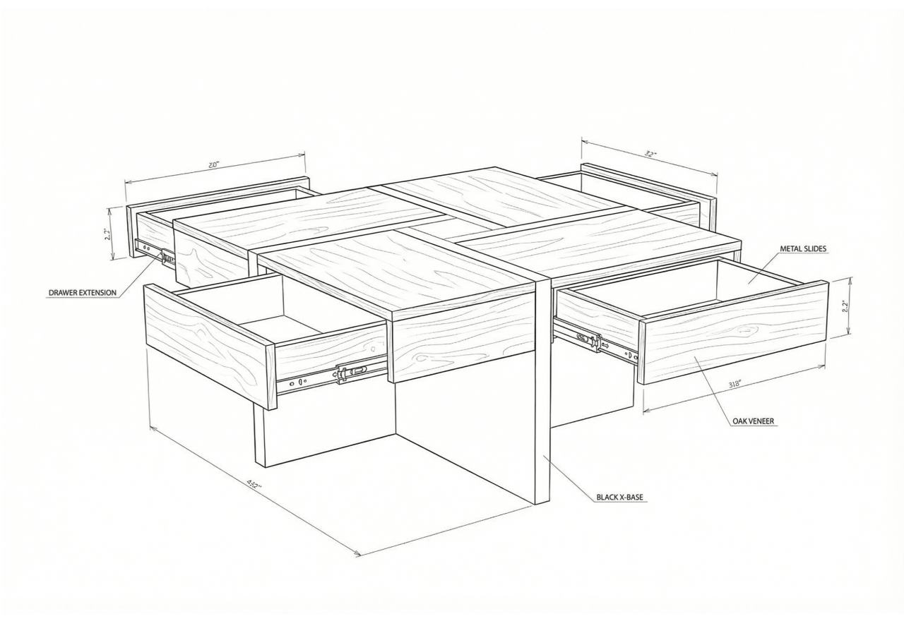 Couchtisch Sevilla S