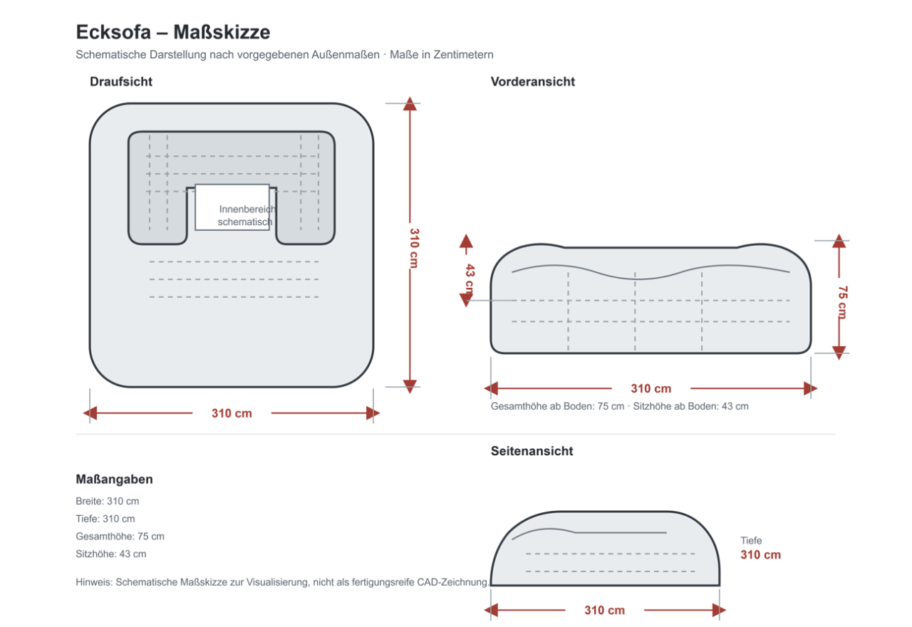 Ecksofa Berlin 