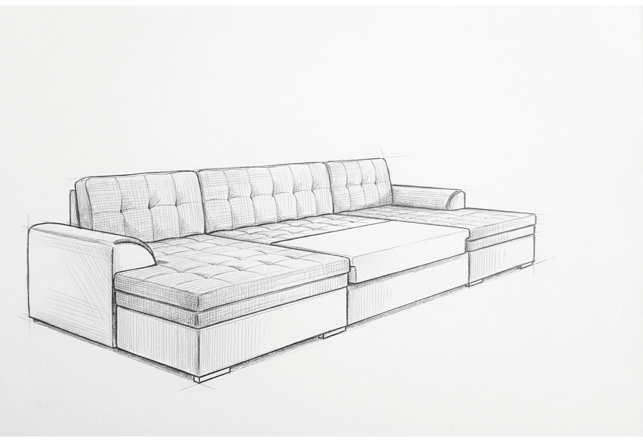 Wohnlandschaft Grande-U / An Lager