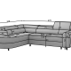 Ecksofa Levo L