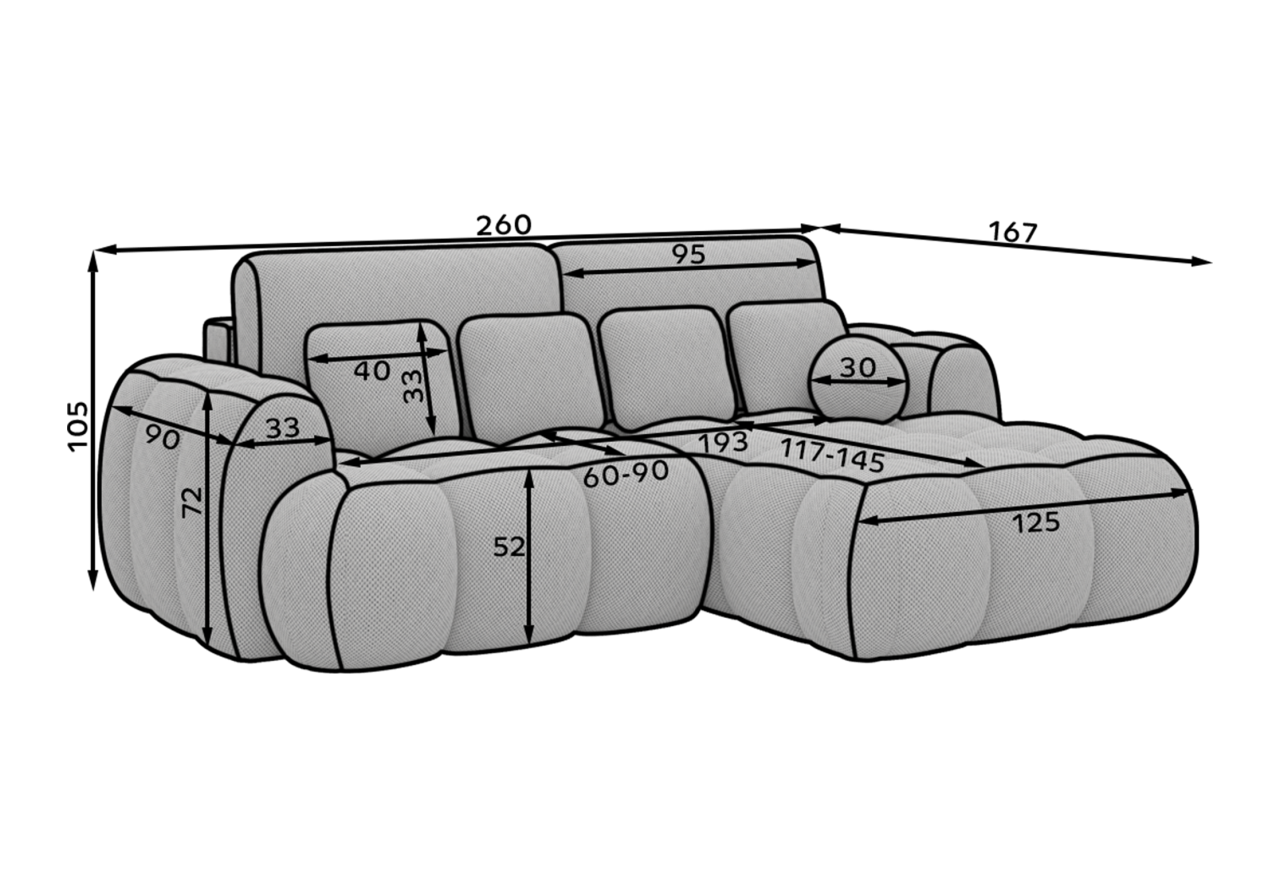 Ecksofa Mexico R