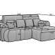 Ecksofa Mexico R