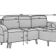 Ecksofa Picolo R