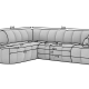 Ecksofa Planca L