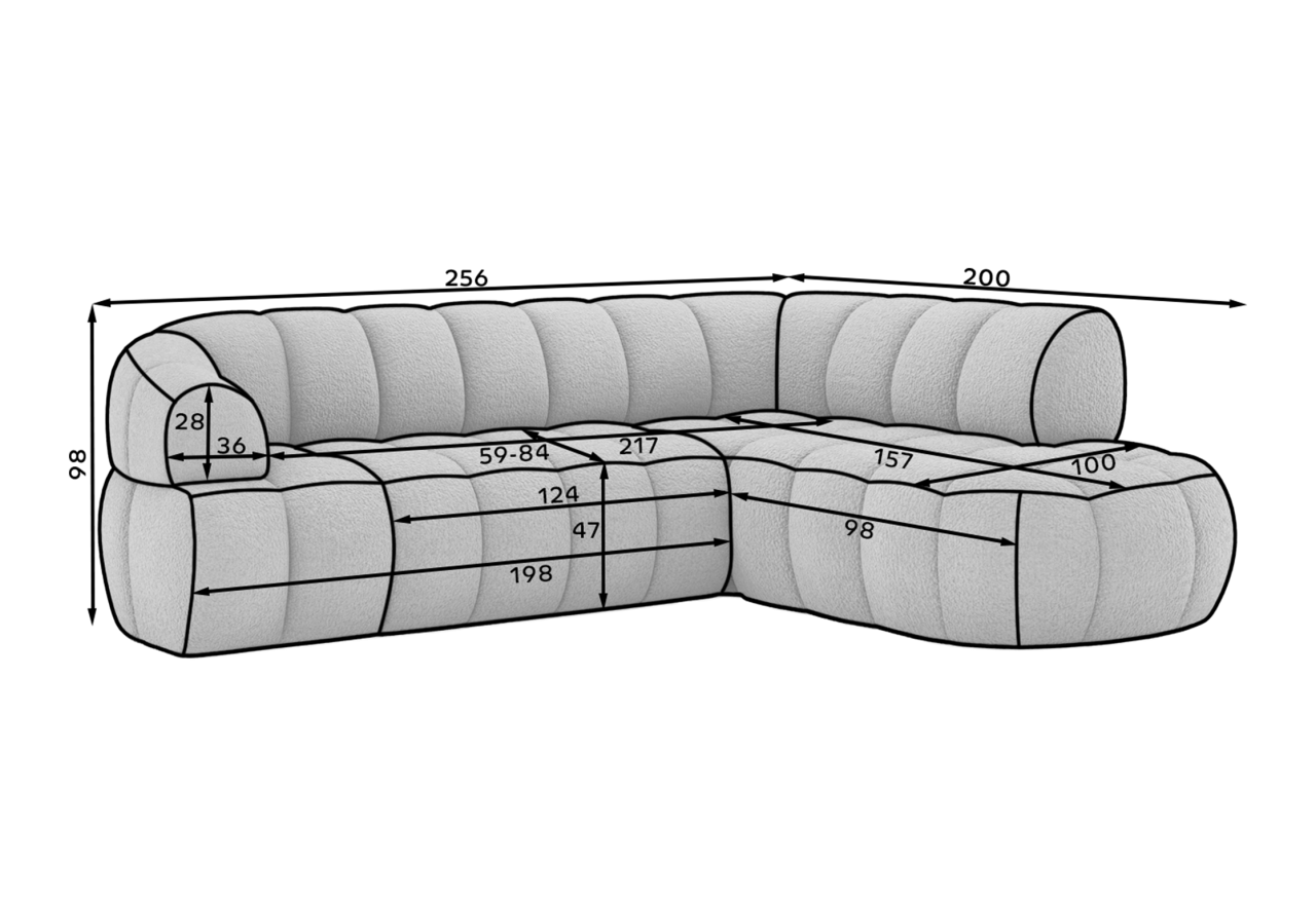 Ecksofa Planca R