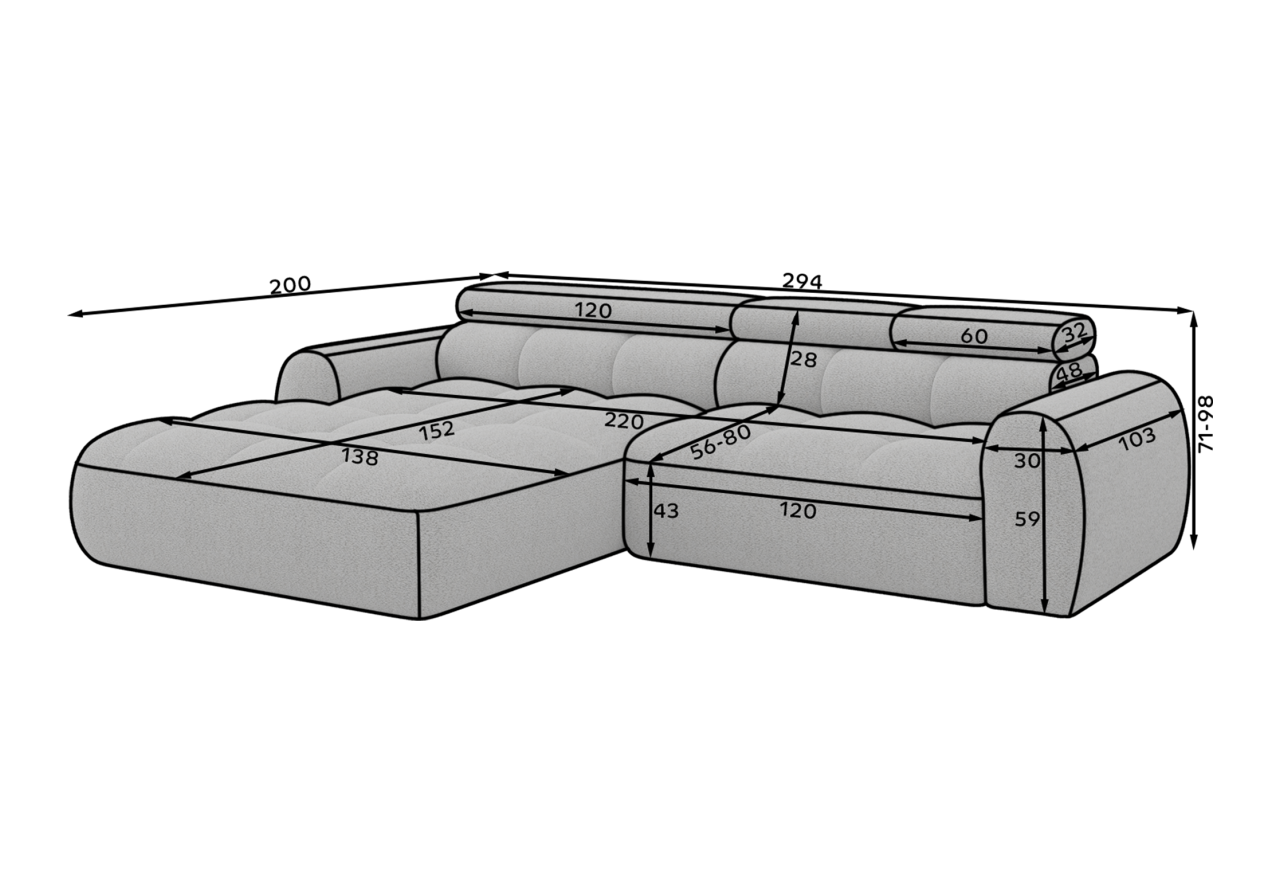 Ecksofa Robin L