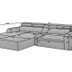 Ecksofa Robin L