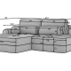 Ecksofa Sorel L