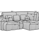 Ecksofa Zoom R