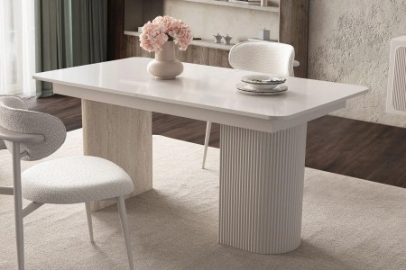 Esstisch Aura (160+40x90)