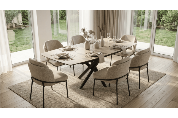 Esstisch Filis (90x145-185)