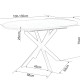 Esstisch Gaston Premium XL (76x100-135)/ An Lager