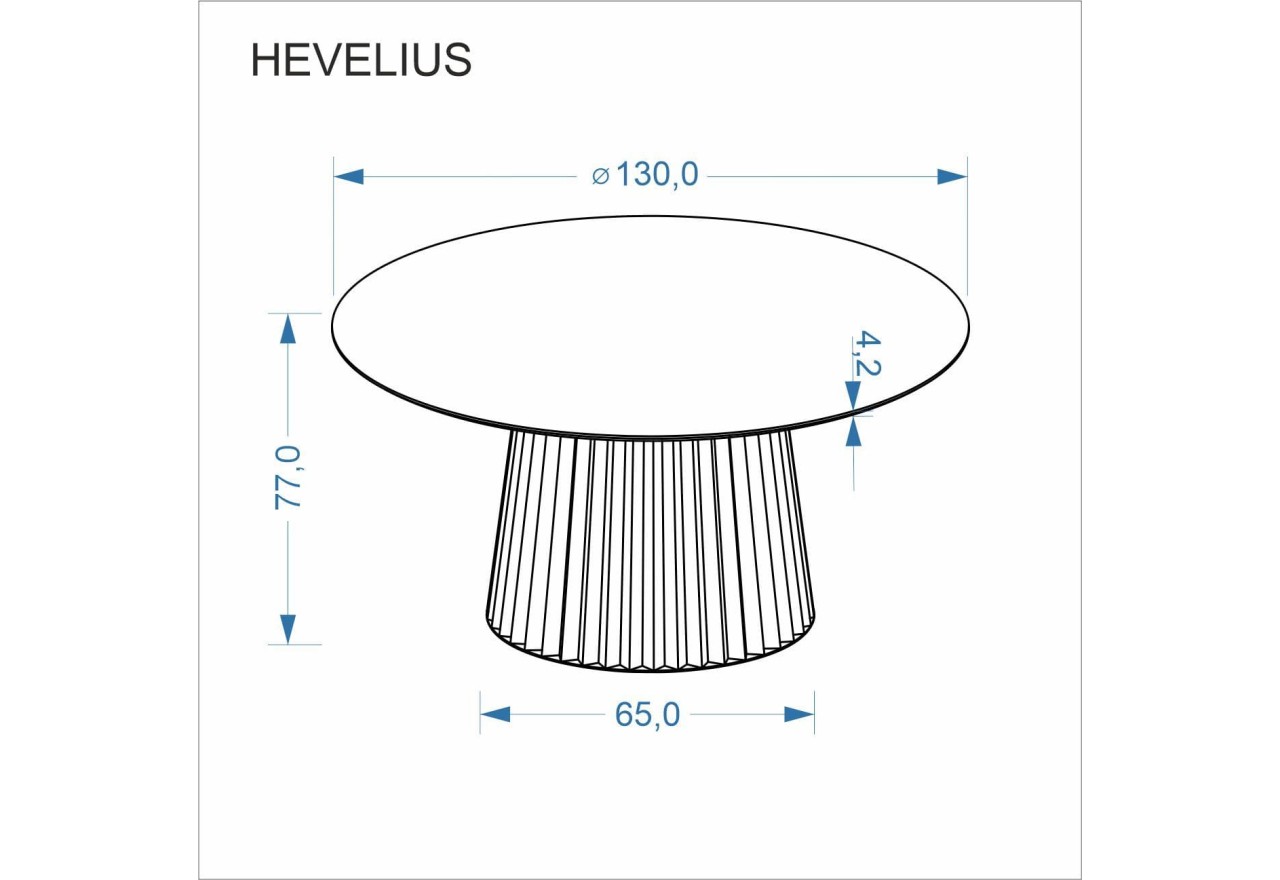 Esstisch Hevelius (130x77)