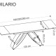 Esstisch Hilario Lux (90x180-260)