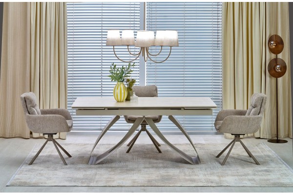 Esstisch Hilario Lux (90x180-260)