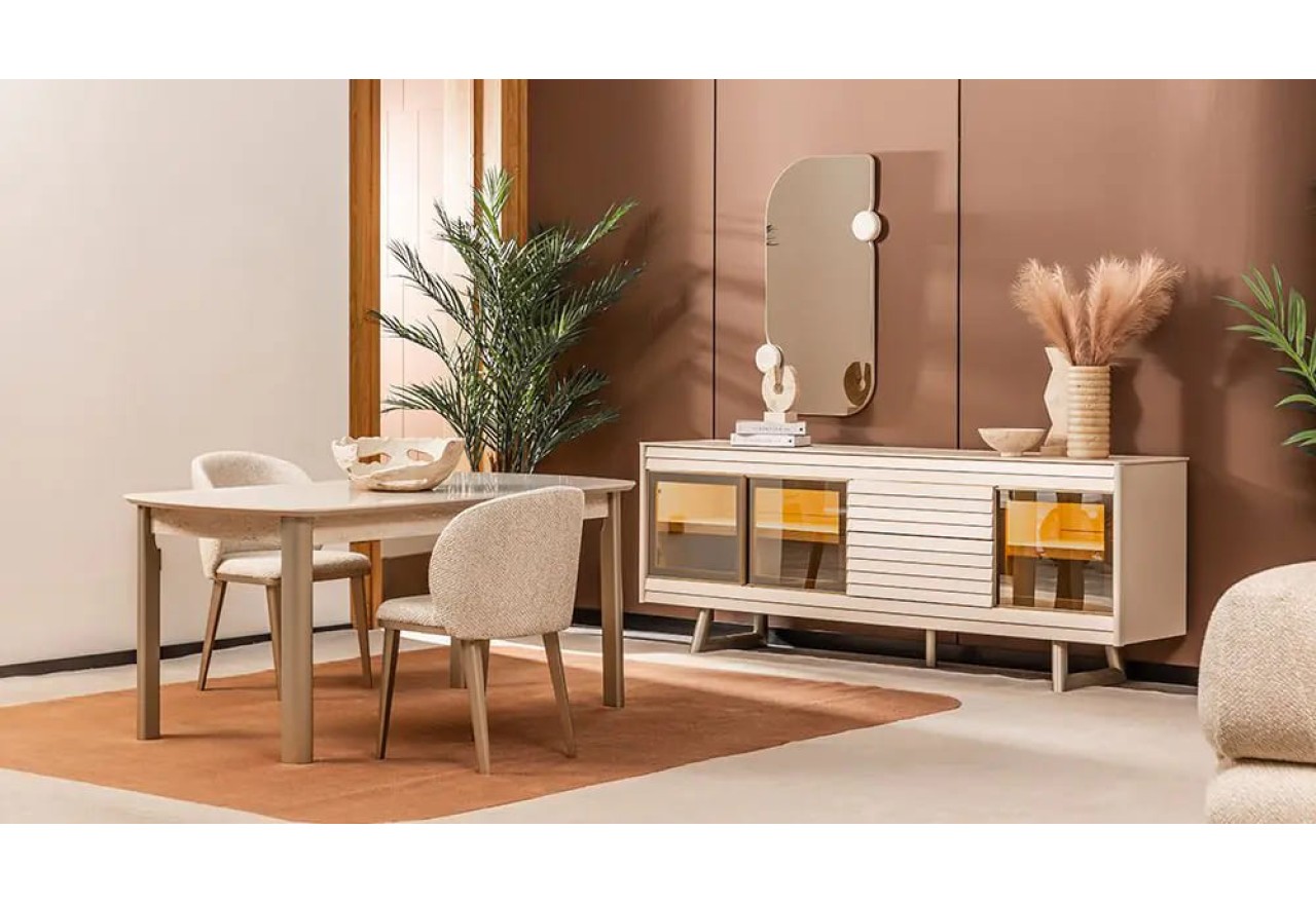 Esstisch Troya (90x168-207)