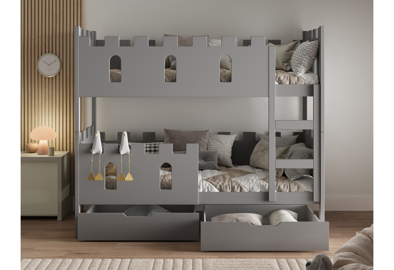 Bett Burg (80x160)