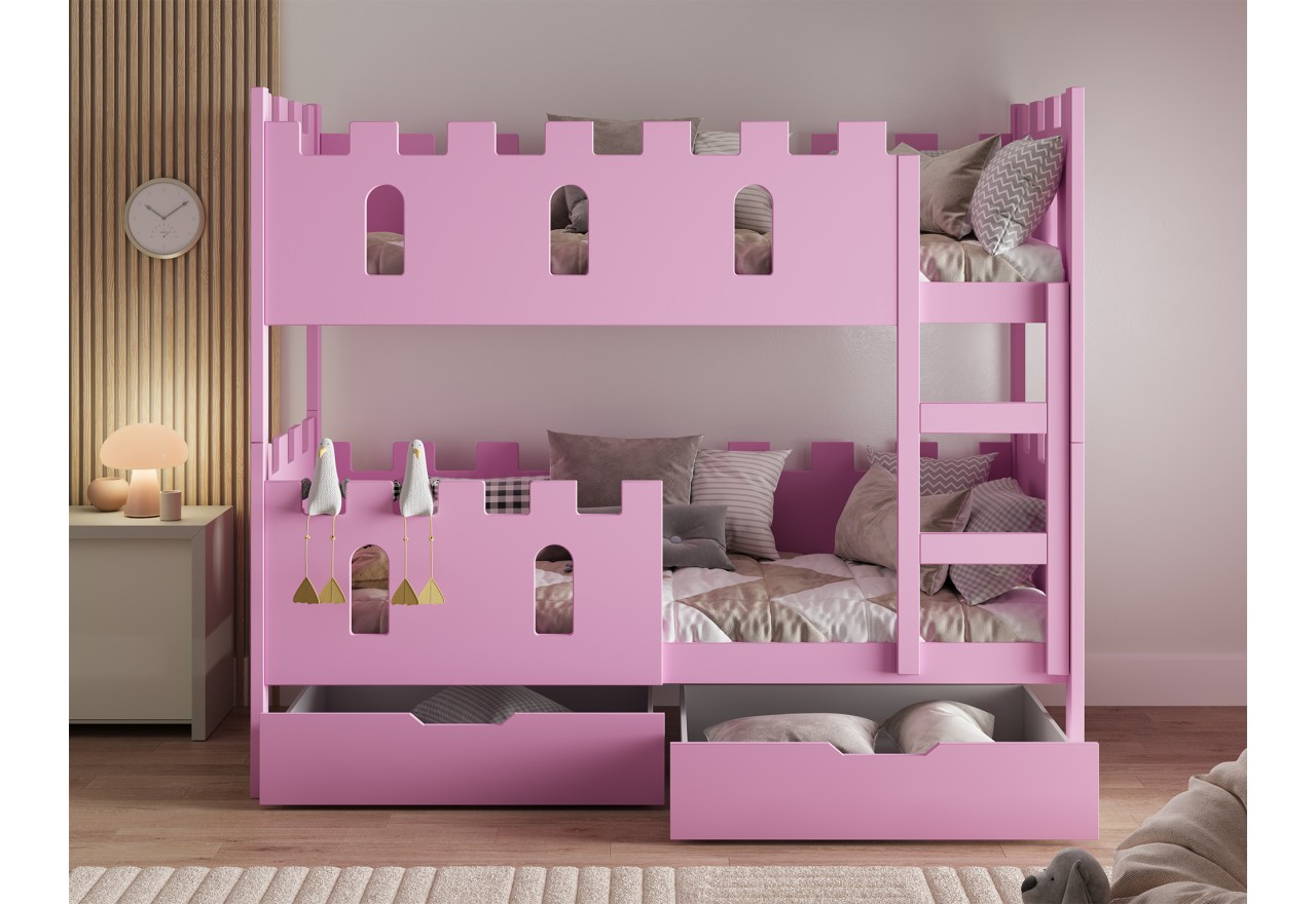 Bett Burg (80x160)