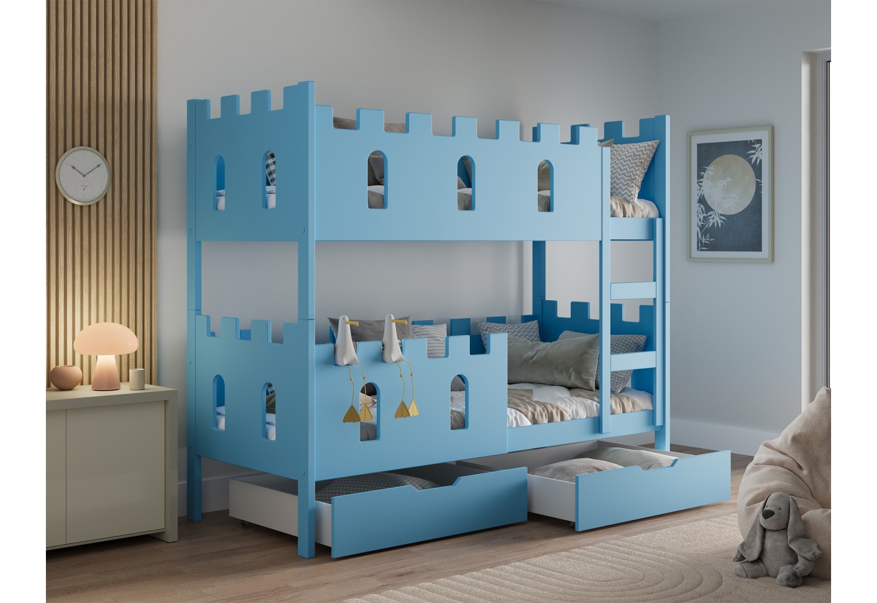 Bett Burg (80x160)