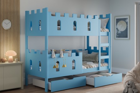 Bett Burg (80x180)