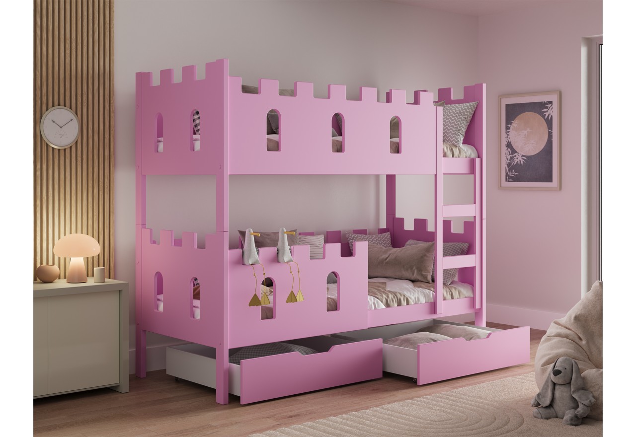 Bett Burg (80x160)