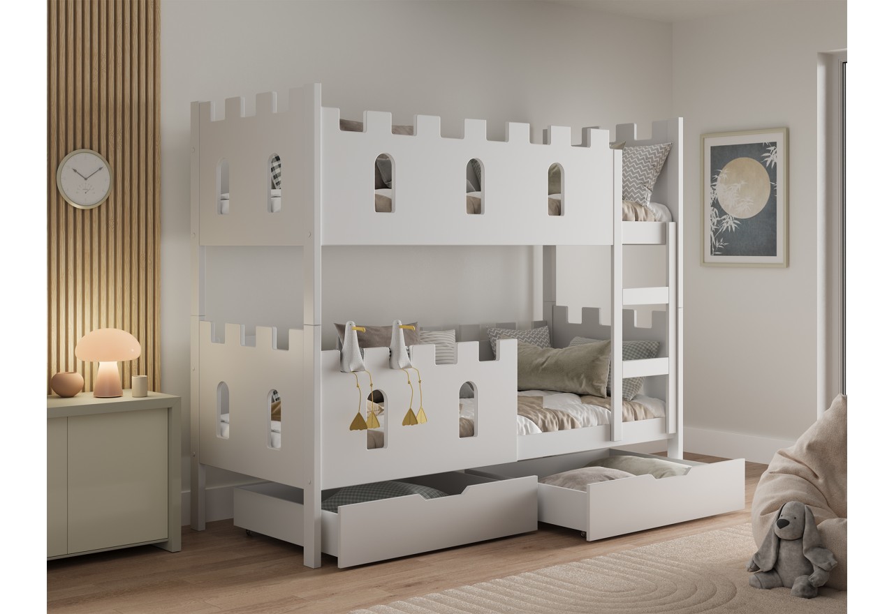 Bett Burg (80x160)