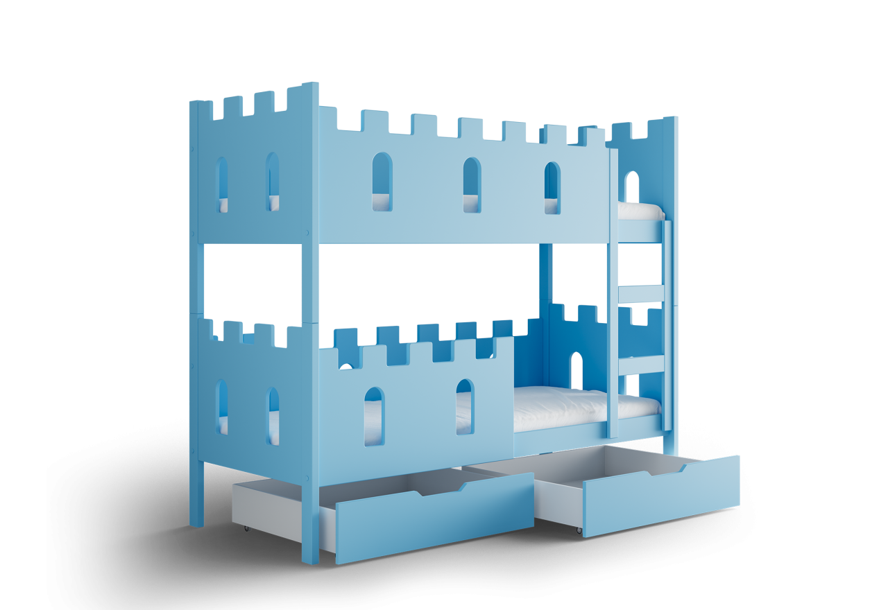 Bett Burg (80x160)