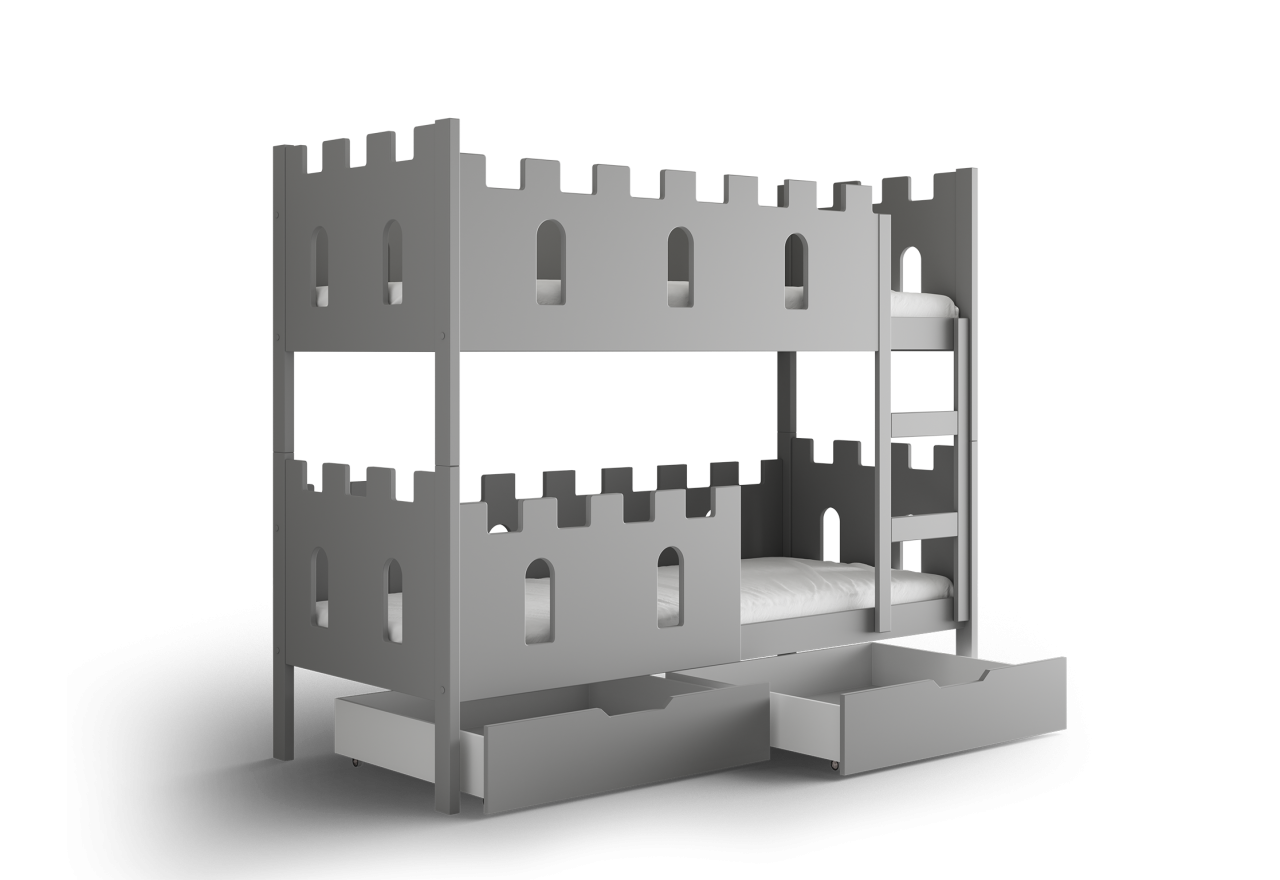 Bett Burg (80x160)