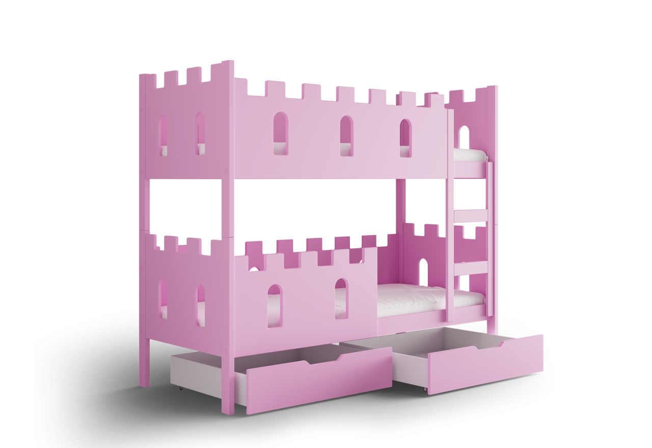 Bett Burg (80x160)