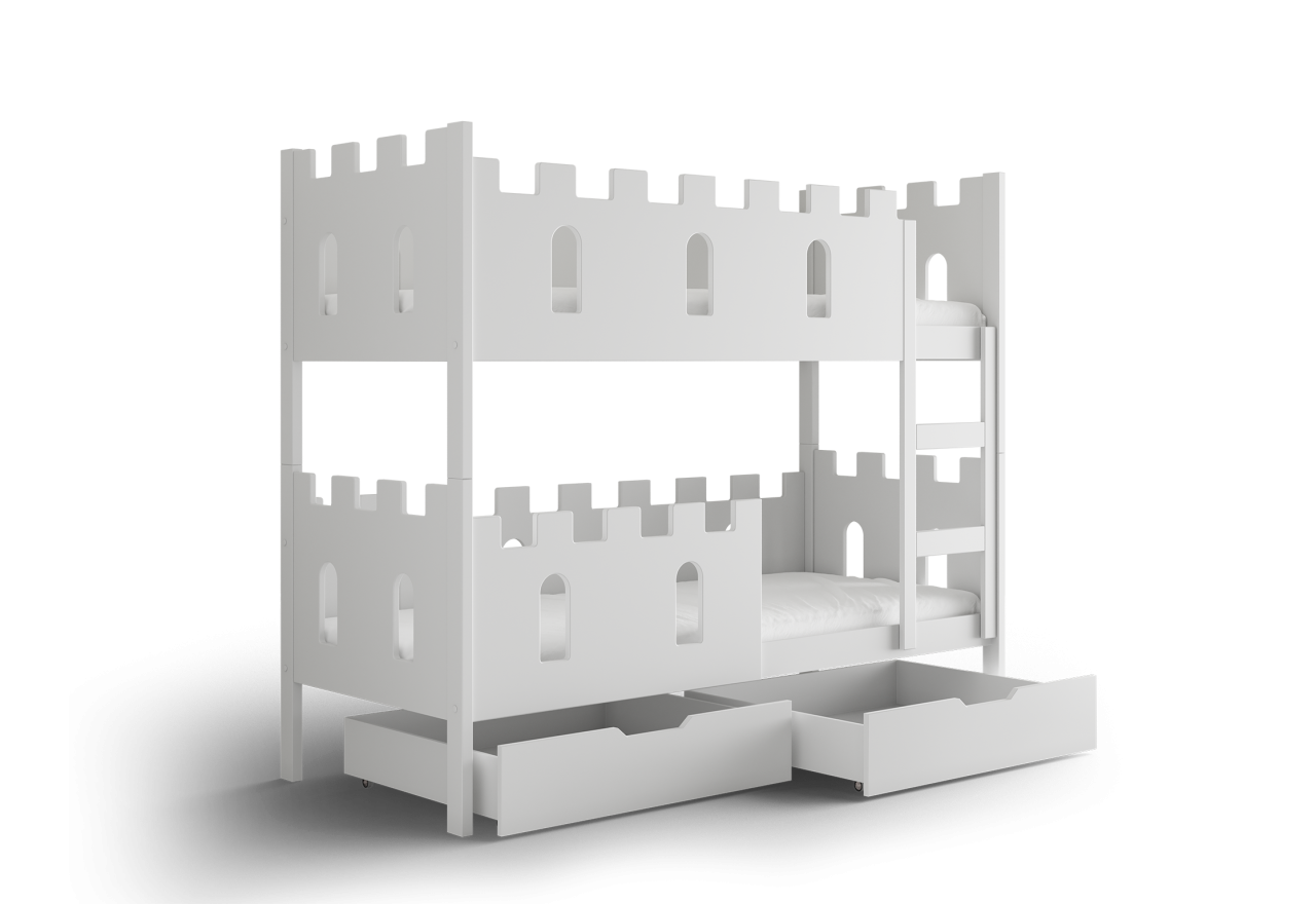 Bett Burg (80x160)