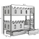 Bett Burg (80x180)