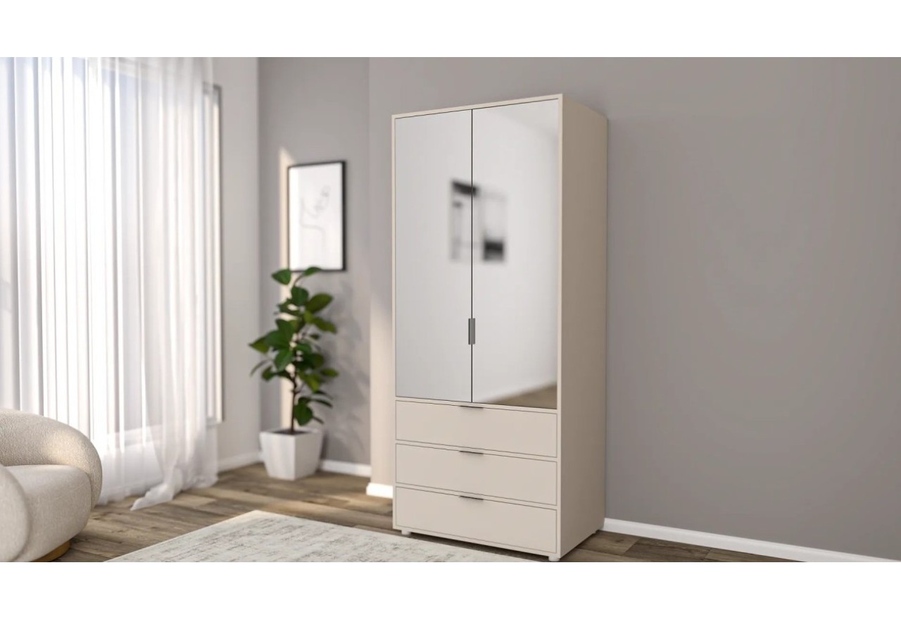 Kleiderschrank Deni S (90cm)