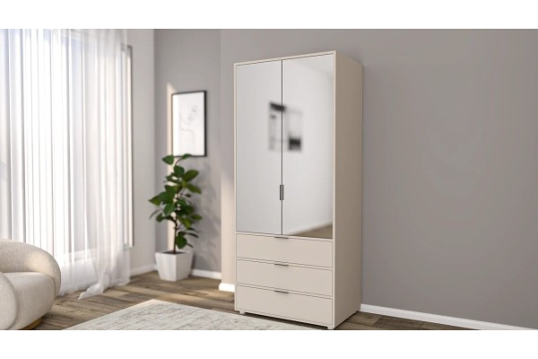Kleiderschrank Deni S (90cm)