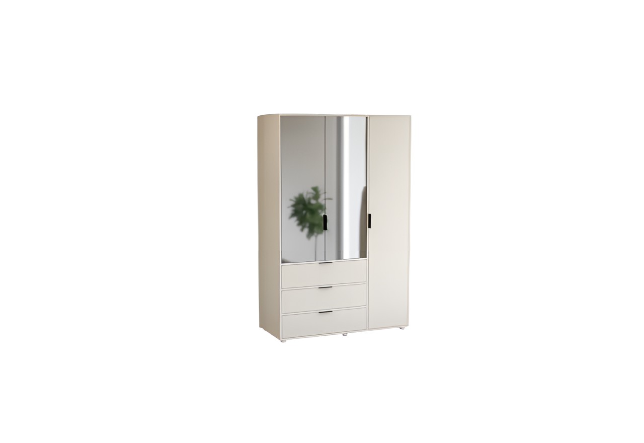 Kleiderschrank Deni M (135cm)