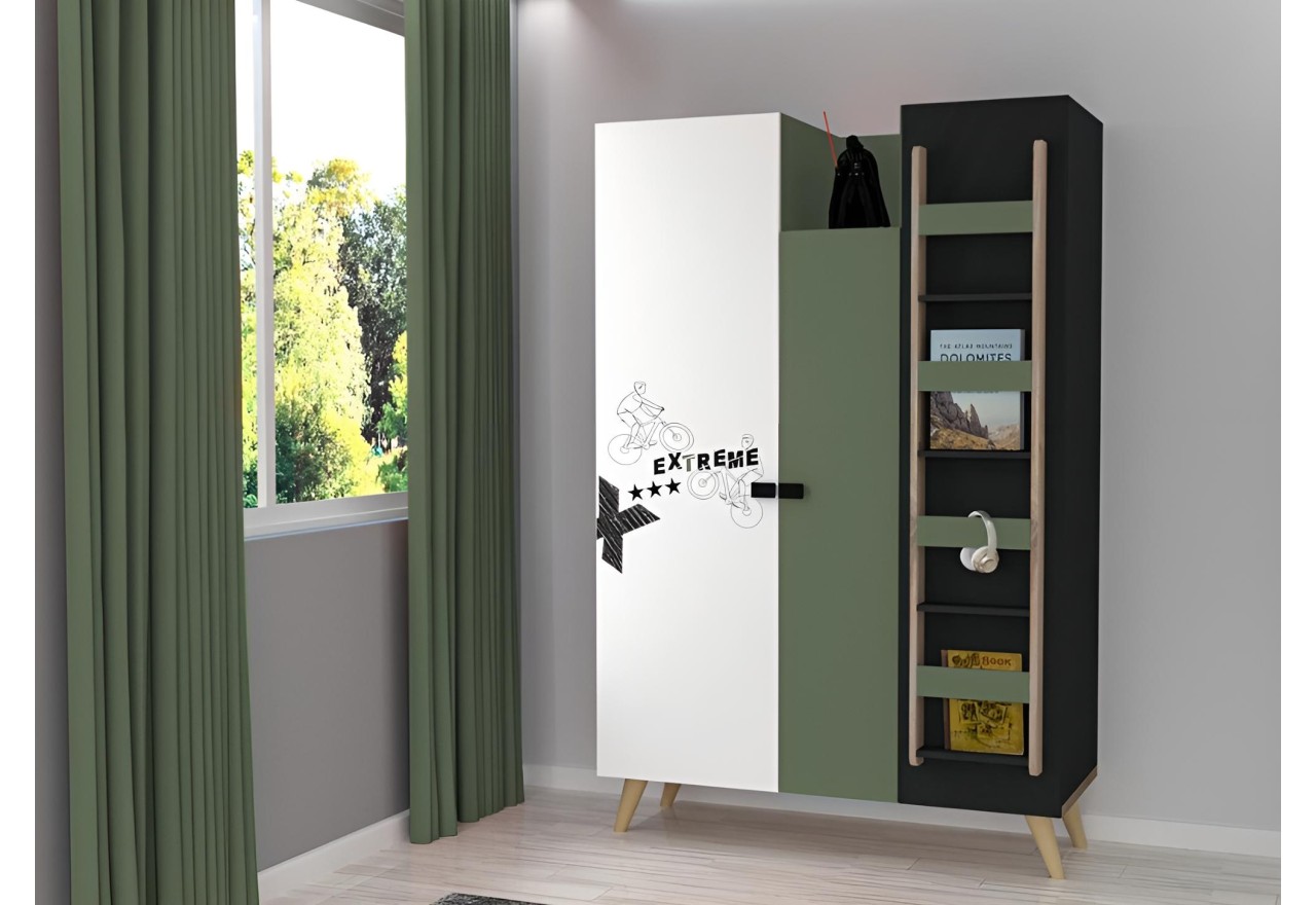 Kleiderschrank Ekstrim (130cm)