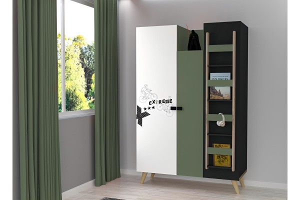 Kleiderschrank Ekstrim (130cm)
