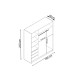 Kleiderschrank Flex M (180cm)